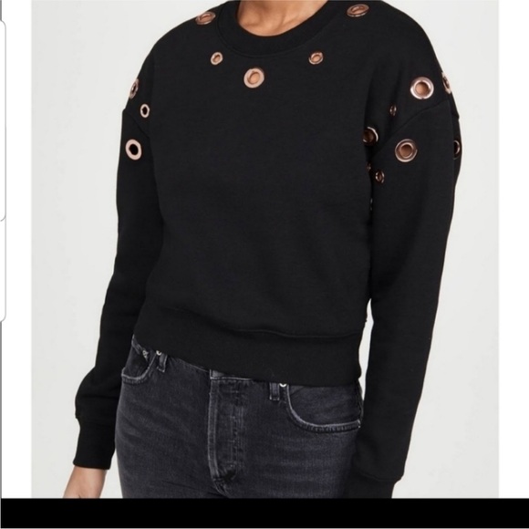 Good American Sweaters - Good American grommet sweater size 0 or XS slightly cropped but hangs at waist